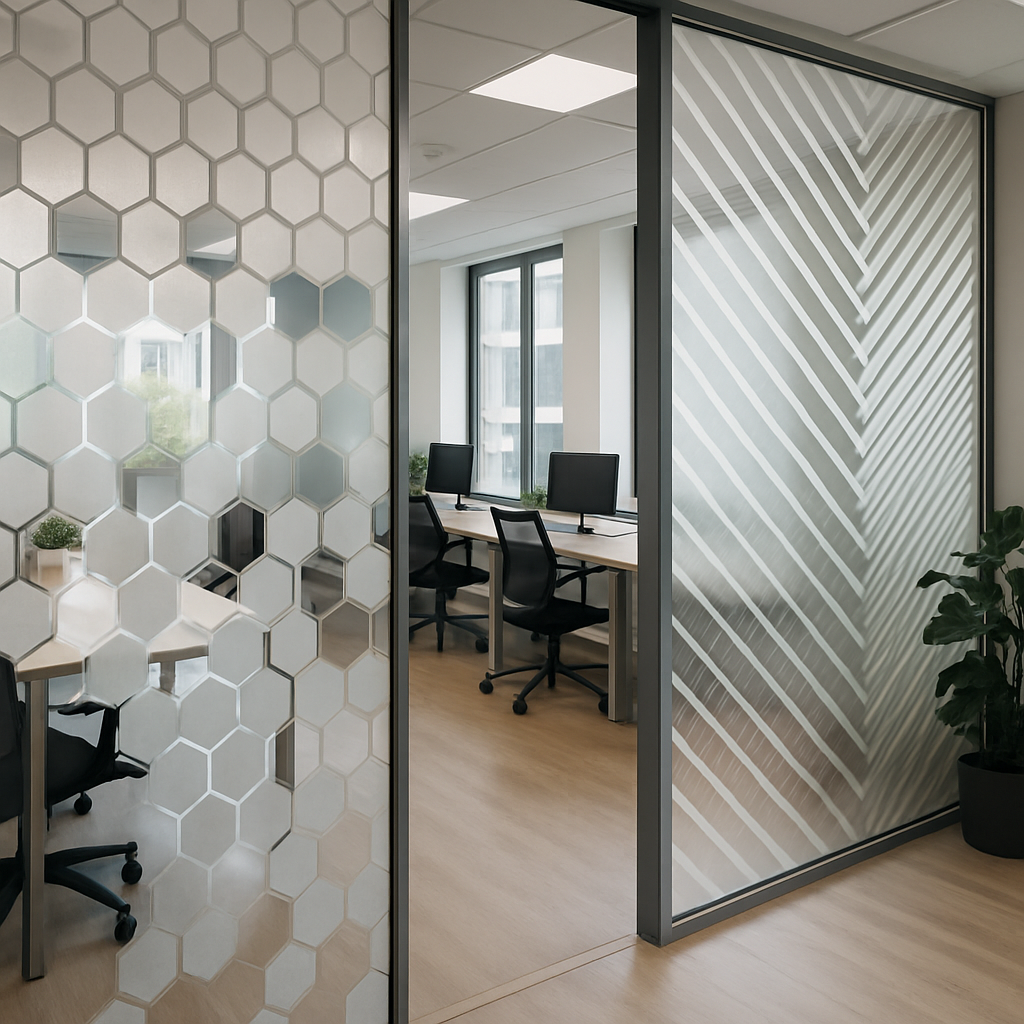 Glass Partition Makeover: Decorative Window Film Ideas for Modern Workspaces