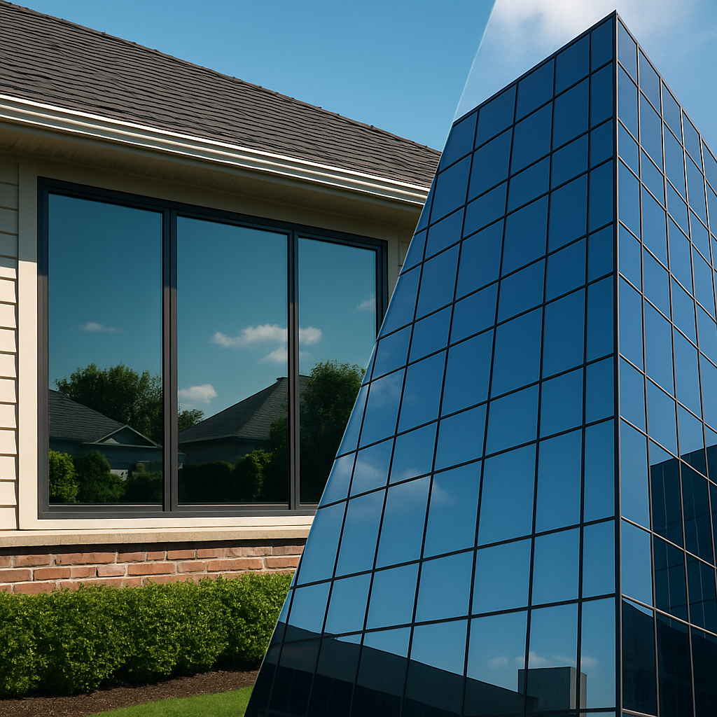 Tint Oregon: Comparing Residential and Commercial Window Films